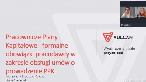 Pracownicze Plany Kapitałowe - formalne obowiązki pracodawcy w zakresie obsługi umów o prowadzenie PPK [nagranie z webinarium]